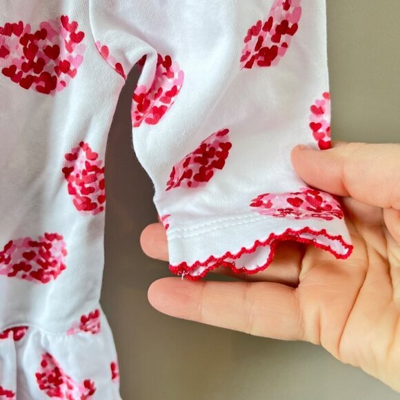 Kissy Kissy Heart of Hearts Ruffle Playsuit- Size 6-9m - Picture 5 of 5